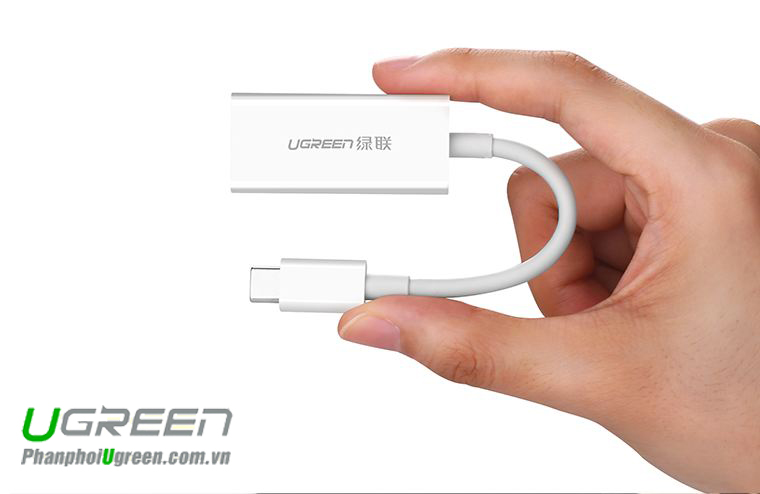 Cáp chuyển đổi USB Type C to Displayport (âm) Ugreen 40372 cao cấp