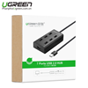 Bộ chia 7 cổng USB 2.0 Ugreen 30374 chính hãng cao cấp