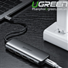 Bộ chia USB Type C ra 4 cổng USB 3.0 hỗ trợ nguồn phụ Ugreen 50980 chính hãng