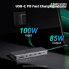 Bộ chuyển đổi Ugreen 15978 Pro 13 in 1 USB Type-C sang HDMI, USB-C, USB 3.0, LAN, SD, 3.5mm, PD 100W
