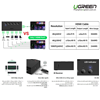 Bộ gộp HDMI 5 vào 1 ra chuẩn 2.0 hỗ trợ 4K@60Hz 3D CEC HDR HDCP2.2 Ugreen 90512 chính hãng