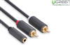 Cáp Audio 3.5mm (Âm) to RCA 1.5M Chính Hãng Ugreen 10548