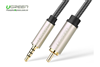 Cáp Audio 3.5mm to RCA Coaxial 1.5M Ugreen 20732 Cao Cấp