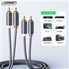 Cáp Audio RCA 2 ra 2 dài 2m chính hãng Ugreen 10518