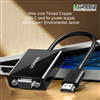 Cáp chuyển đổi HDMI sang VGA dài 20cm 1080p@60hz Ugreen 90813 CM611 chính hãng