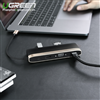 Cáp chuyển đổi USB Type C to HDMI, VGA, USB 3.0, Lan, SD/TF, hỗ trợ sạc USB C Ugreen 50988 cao cấp