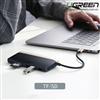 Cáp chuyển đổi USB Type C to HDMI, VGA, USB 3.0, Lan, SD/TF, hỗ trợ sạc USB C Ugreen 50988 cao cấp