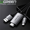 Cáp chuyển USB Type C to HDMI Ugreen 50544 dài 1,5m hỗ trợ 4K2K@60Hz