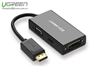 Cáp Displayport To HDMI, VGA, DVI 4K 2K Ugreen 20420