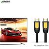 Cáp HDMI 10M tròn chính hãng Ugreen UG-10170 hỗ trợ 3D 4K