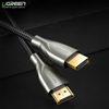 Cáp HDMI 2.0 Carbon dài 15m chính hãng Ugreen 50114 mạ vàng cao cấp