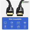 Cáp HDMI 2.0 dài 3m hỗ trợ hỗ trợ độ phân giải 4K@60Hz Ugreen 35175 chính hãng