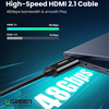 Cáp HDMI 2.1 sợi quang 15m hỗ trợ 8K@60Hz chính hãng Ugreen 80407