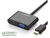 Cáp HDMI To HDMI, VGA Ugreen 40744 (Nguồn 5V + Audio 3.5mm)