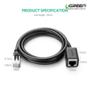 Cáp mạng đúc sẵn Cat6 nối dài 5m chính hãng Ugreen 11283 chính hãng