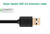 Cáp nối dài USB 3.0 dài 2m cao cấp chính hãng Ugreen 10373