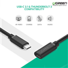 Cáp nối dài USB Type-C 3.1 GEN2 (Male/Female) hỗ trợ 4k@60hz dài 1m Ugreen 10387 chính hãng