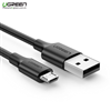 Cáp sạc micro USB dài 0,25m màu đen chính hãng Ugreen 60134