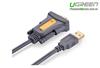 Cáp USB 2.0 to COM DB9 RS232 dài 2M chính hãng Ugreen 20222