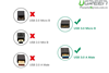 cáp USB 3.0 to Micro chuẩn B (tròn) dài 0,5m chính hãng Ugreen 10840