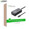 Cáp USB Type C to Lan và 3 cổng USB 2.0 Ugreen 30289