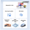 Chuột Bluetooth Không Dây Dual Mode, DPI 4000 Cho Laptop, MacBook, PC Ugreen 45149 chính hãng