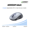 Chuột Bluetooth Không Dây Dual Mode, DPI 4000 Cho Laptop, MacBook, PC Ugreen 45149 chính hãng