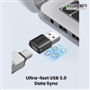 Đầu chuyển đổi USB-A sang USB-C chuẩn 3.1 tốc độ 10Gbps hỗ trợ sạc 3A Ugreen 45275 chính hãng