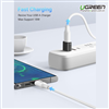 Đầu chuyển đổi USB-A sang USB-C chuẩn 3.1 tốc độ 10Gbps hỗ trợ sạc 3A Ugreen 45275 chính hãng