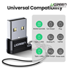 Đầu chuyển đổi USB Type-A 2.0 sang Type-C hỗ trợ 480Mbps, sạc nhanh 18w, dữ liệu Ugreen 50568 chính