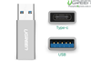 Đầu nối USB 3.0 to USB Type C (âm) cao cấp Ugreen 30705