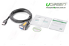 Dây cáp USB to Com đầu âm RS232 DB9 dài 1.5m chính hãng Ugreen 20201