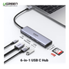 Hub Type C to HDMI , 2 USB 3.0 , TF/SD , PD 100w Ugreen 60384 chính hãng