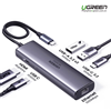 Hub USB-C Đa Năng 6 Trong 1, HDMI+2xUSB-A 3.2+ USB 3.2 C+RJ45+100W PD Ugreen 45000 chính hãng