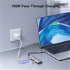 Hub USB Type-C 5 trong 1 ra HDMI 4K@60Hz, USB-A x3, Sạc PD 100W Ugreen 15597 chính hãng
