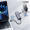 Hub USB Type-C 6 in 1 HDMI 4K@60hz,USB-A 10Gbps,USB-C 5Gbps,PD 100w Ugreen 35999 chính hãngY