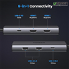 Hub USB Type-C 6 trong 1 ra 2*HDMI 8K@30Hz, USB Type-C, USB-A 3.0, Sạc PD 100W Ugreen 15852