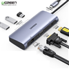 Hub USB Type C 7 in 1 to HDMI, VGA, LAN, USB 3.0, PD USB C Ugreen 60557