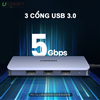 Hub USB Type C 7 in 1 to HDMI, VGA, LAN, USB 3.0, PD USB C Ugreen 60557