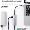 Hub USB Type C to 4 USB 3.0 Ugreen 70336 chính hãng