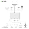 Hub USB Type C to HDMI, USB 2.0, LAN 10/100Mbps, sạc PD USB C Ugreen 30440