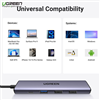 Hub USB Type C to HDMI, USB 2.0, USB 3.0 hỗ trợ sạc PD 100W Ugreen 15495