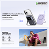 Pin sạc dự phòng không dây 10000mAh Ugreen Uno 45328 Sạc nhanh PD 20W Màn hình TFT chính hãng