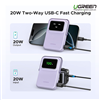 Pin sạc dự phòng không dây 10000mAh Ugreen Uno 45328 Sạc nhanh PD 20W Màn hình TFT chính hãng