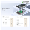 Pin sạc dự phòng không dây Magnetic 10000mAh PD20W Magsafe Qi 7.5W Ugreen 25208 chính hãng
