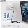 Ugreen 50229 - Cáp USB Type C 3.1 Gen2 dài 0,5m chính hãng hỗ trợ 4K2K@60Hz