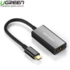 Ugreen 50249 - Cáp USB Type C to HDMI hỗ trợ 4K2K cao cấp