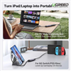 USB Capture HDMI, live streaming 1080P@60Hz HDMI to USB 2.0, Type-C Ugreen 25854 CM716 chính hãng