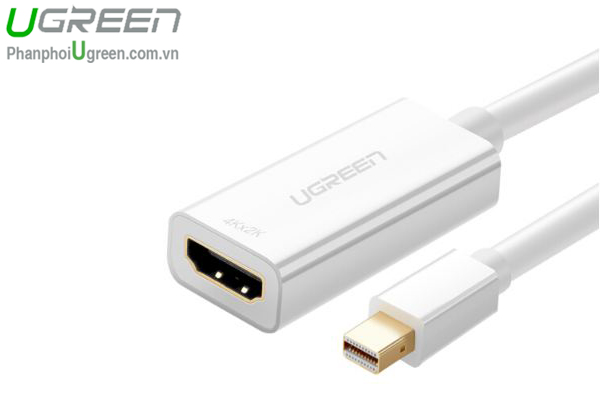 Cáp chuyển Mini Displayport to HDMI ( âm ) Ugreen 40361 hỗ trợ 4k