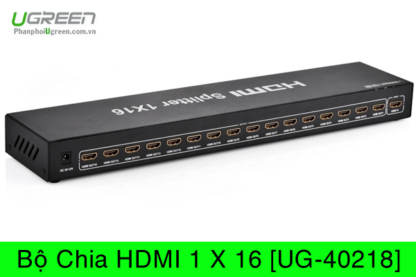 Bộ Chia HDMI 1 Ra 16 Cổng Ugreen 40218 Chuẩn HDMI 1.3 Full HD 1080p